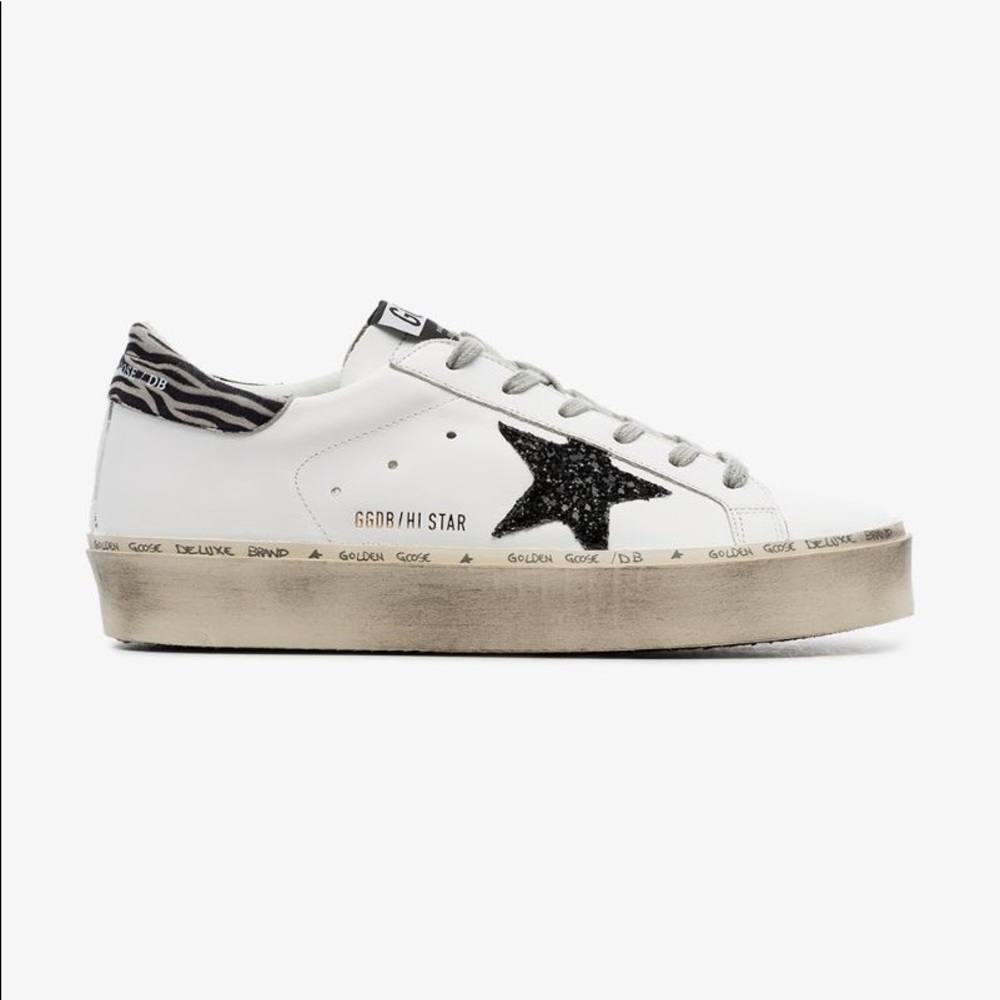 Golden Goose Hi Star Zebra sneakers